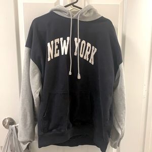 brandy melville new york hoodie one size fits all